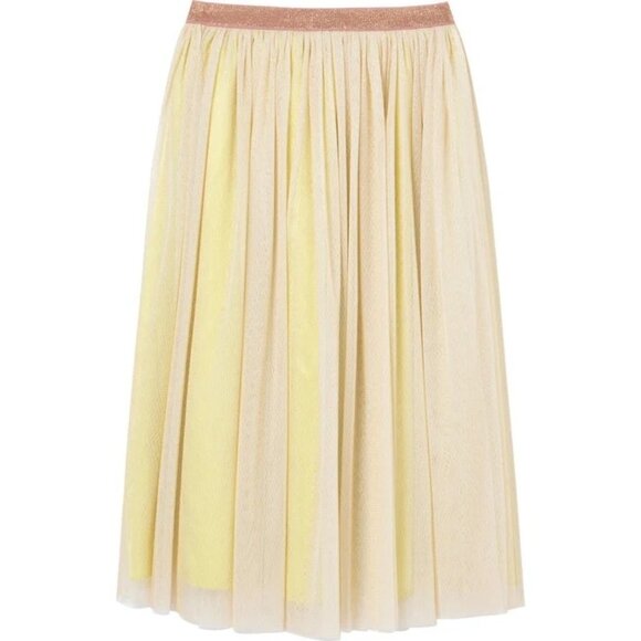 Truce Metallic Mesh Skirt In Gold NEW WITH TAGS - Picture 4 of 4